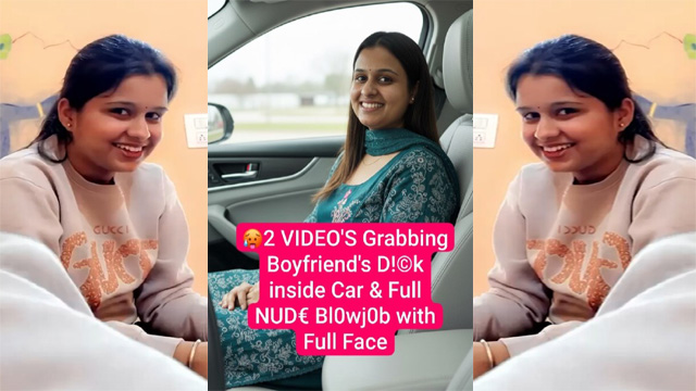 Horny Desi GF Grabbing Boyfriend Dick – inside Car & Giving Blowjob Fuck