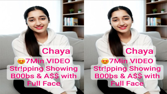 Chaya Instagram Model – Private Premium Stripping Showing – her Boobs & Ass