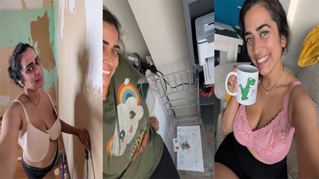 Nri MILF Aunty Showing – Huge Melons Playing Dildo